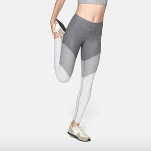 Outdoor Voices Charcoal and Light Gray Leggings
